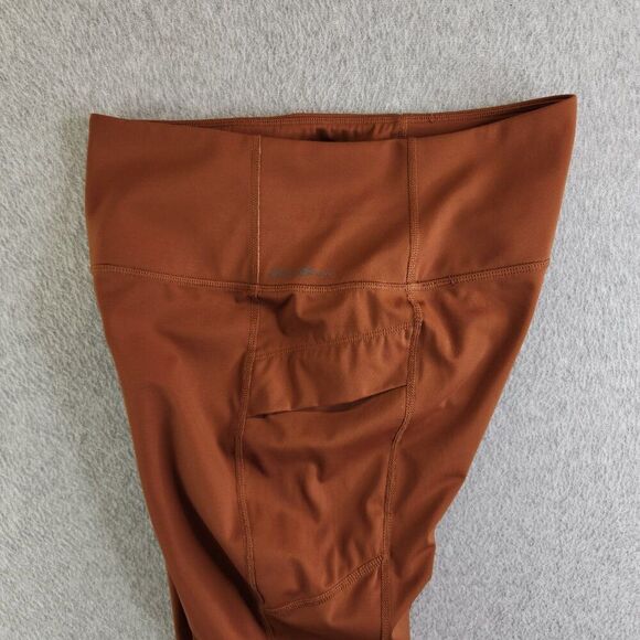 Eddie Bauer Leggings Womens TL Camel Brown Cargo Ankle Trekking Overlanding - Picture 4 of 14